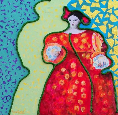 Infanta Margarita - a Paint Artowrk by Javier Corral